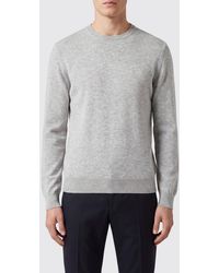 Canali - Long-Sleeved Crewneck Sweater - Lyst