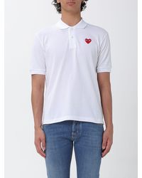 Comme des Garçons - Comme Des Gar&Ccedil	Ons Cotton Polo Shirt With Logo - Lyst