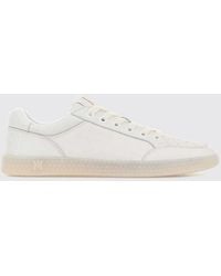 Amiri - Blvd Low-Top Leather Sneakers With Perforated Monogram Logo - Lyst