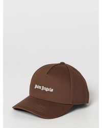 Palm Angels - Cotton Hat With Embroidered Logo - Lyst