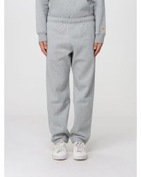 Carhartt - Straight-Leg Cotton Jersey Joggers With Embroidered Logo - Lyst