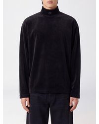 ERL - Long-Sleeve Cotton T-Shirt With High Neck And Rhinestone Logo - Lyst