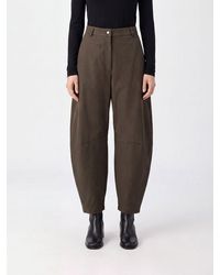 Herno - High-Waisted Wide-Leg Trousers - Lyst