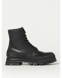 McQueen - Shoes > boots > lace-up boots - Lyst