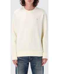 Polo Ralph Lauren - Cotton Crewneck Sweatshirt With Pony Logo - Lyst
