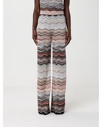 Missoni - Lurex Viscose Zigzag Palazzo Trousers - Lyst