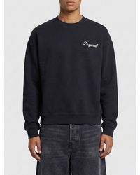 DSquared² - Cotton Crewneck Sweatshirt With Logo - Lyst