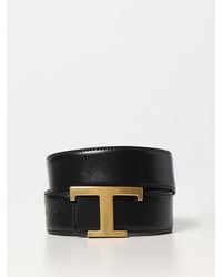 Tod's - Cinturón Timeless De Piel Lisa - Lyst