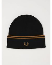 Fred Perry - Cappello Beanie A Righe - Lyst