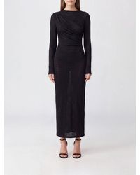 Paloma Wool - Draped Slim Fit Midi Dress - Lyst