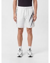 Philipp Plein - Stretch Technical Fabric Jogging Shorts - Lyst