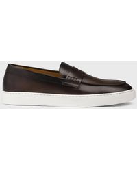 Doucal's - Leather Loafers - Lyst
