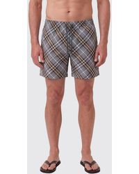 Burberry - Check Nylon Swimsuit - Lyst