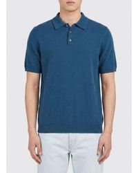Roberto Collina - Cotton Blend Polo Shirt - Lyst