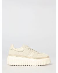 Hogan - H-Stripes Nappa Leather Sneakers - Lyst