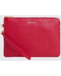 Coccinelle - C-Me Softy Grained Leather Pouch - Lyst