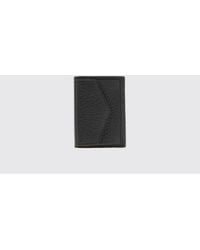 Maison Margiela - Grained Leather Tri-Fold Wallet With Four Stitches Logo - Lyst