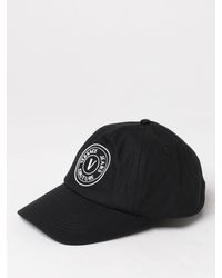 Versace - Cappello in cotone con logo applicato - Lyst