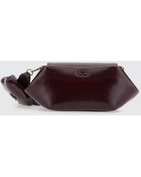 Ganni - Bou Bag East/West Bio-Based Materials Cross-Body Bag With Butterfly Logo - Lyst