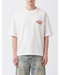 Barrow - Relaxed Fit Cotton T-Shirt With Contrasting Logo - Lyst