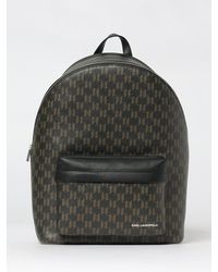 KARL LAGERFELD - K/Monogram Synthetic Leather Backpack - Lyst