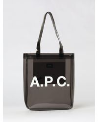 A.P.C. - Lou Pvc Tote Bag - Lyst