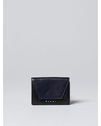 Marni - Tri-fold Wallet In Leather - Lyst