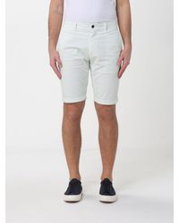 Mason's - Slim Fit Stretch Cotton Shorts - Lyst