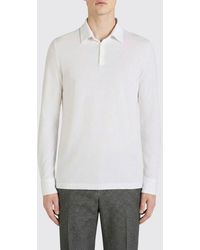 Zanone - Cotton Polo Shirt - Lyst
