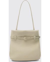 MANU Atelier - Du Jour Grained Calfskin Shoulder Bag With Flat Handle - Lyst
