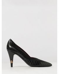 Versace - Gianni Pumps Aus Gestepptem Leder Mit Medusa-Logo Und Stilettoabsatz - Lyst