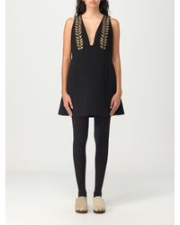 Etro - Dress In Wool Blend With Embroidery - Lyst