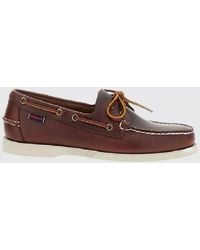 Sebago - Portland Waxed Leather Boat Loafers - Lyst