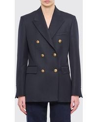 Golden Goose - Double-Breasted Blazer With Buttons - Lyst