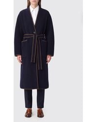 Bazar Deluxe - Single-Breasted Long Coat - Lyst
