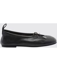 Alohas - Rosalind Nappa Leather Ballet Flats With Bow And Round Toe - Lyst