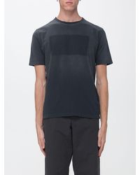 Maison Margiela - Two-Tone Abstract Print Cotton T-Shirt With Four Stitches - Lyst