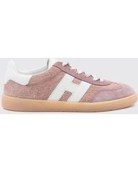 Hogan - Cool Logo-Patch Panelled Sneakers - Lyst