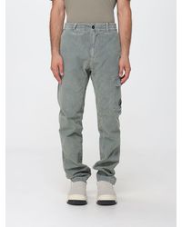 C.P. Company - Slim Fit Corduroy Cargo Trousers With Belt Loops And Side Pockets - Lyst