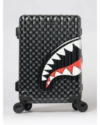 Sprayground - Polycarbonate Travel Trolley With Embossed Logo And Swivel Wheels - Lyst