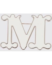 Max Mara - Egrege Brosche Aus Emailliertem Messing - Lyst