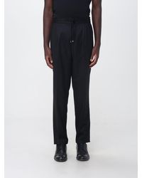 Brunello Cucinelli - Straight-Leg Wool Trousers With Drawstring Waist - Lyst