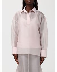 Agnona - Silk Organza Shirt - Lyst