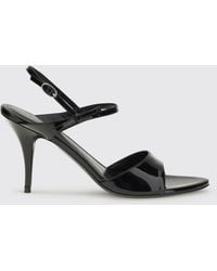 Balenciaga - Avenue Patent Leather Sandals - Lyst