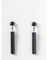 Emporio Armani - Marbled Resin Earrings - Lyst
