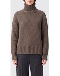 The Row - Pure Cashmere Turtleneck Jumper With Ribbed Trims - Lyst