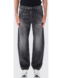 DIESEL - D-Macs Tapered Fit Stretch Denim Jeans With Distressed Effect - Lyst