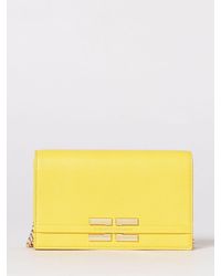 Elisabetta Franchi - Grained Faux Leather Bag - Lyst