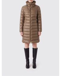 Herno - Long Quilted Nylon Down Jacket With High Neck And Zip Closure - Lyst