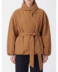 Isabel Marant - Volinda Padded Jacket With Shawl Collar And Waist Belt - Lyst